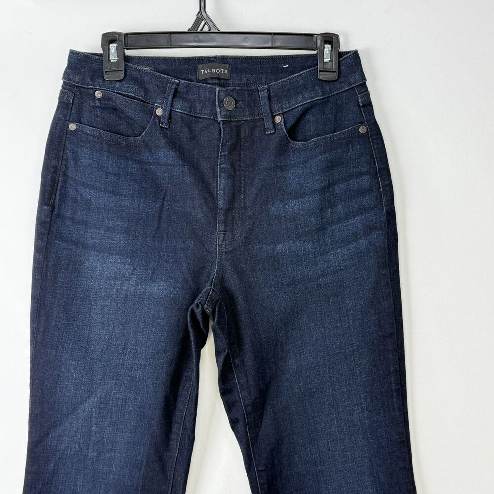Talbots Jeans Womens 6P Blue Barely Boot Curvy Mid Rise denim - Picture 4 of 16